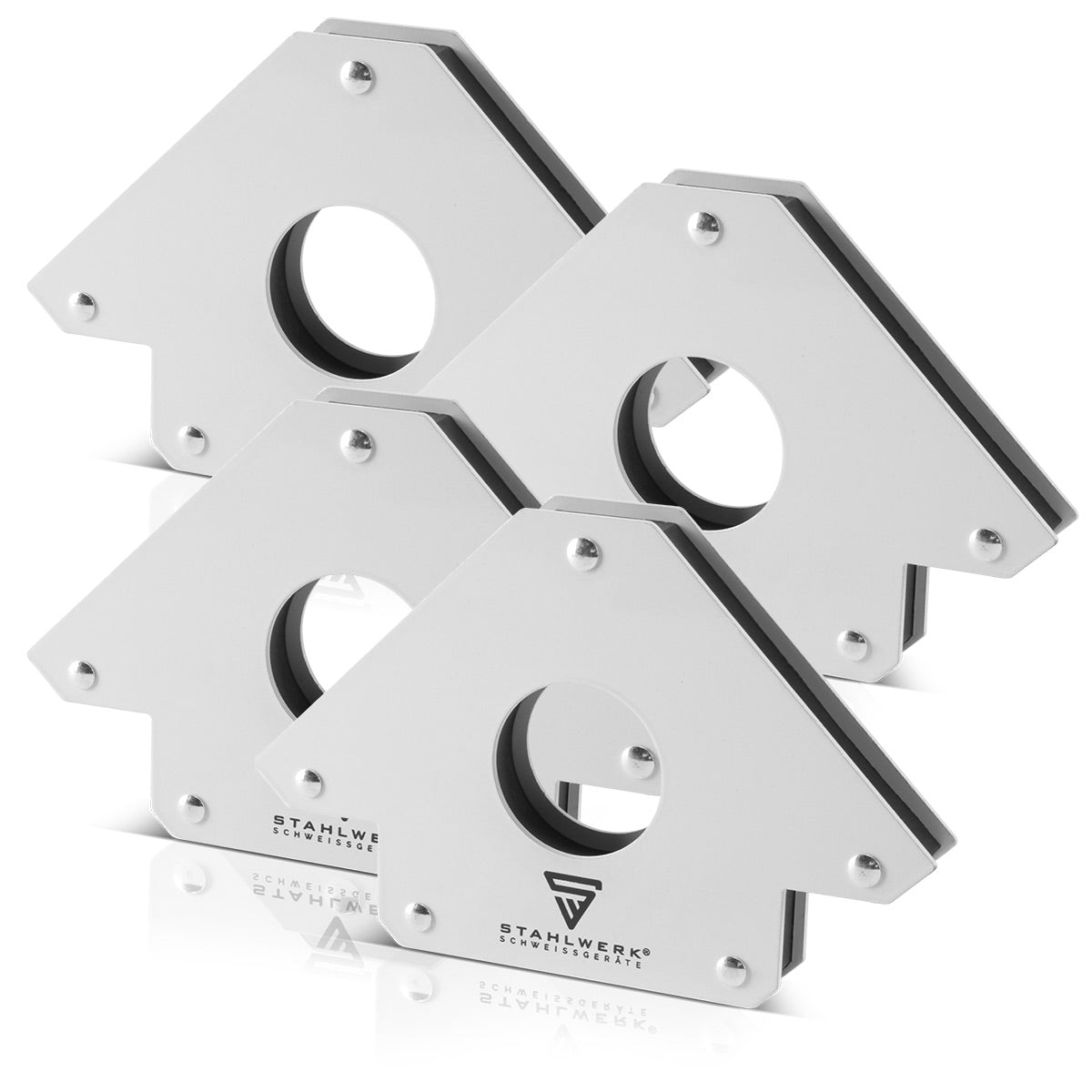 Steelwork 4 × ángulo de soldadura magnética Magnet de soldadura de ángulo magnético 45 ° x 90 ° x 135 °, 34 kg / 75 lbs