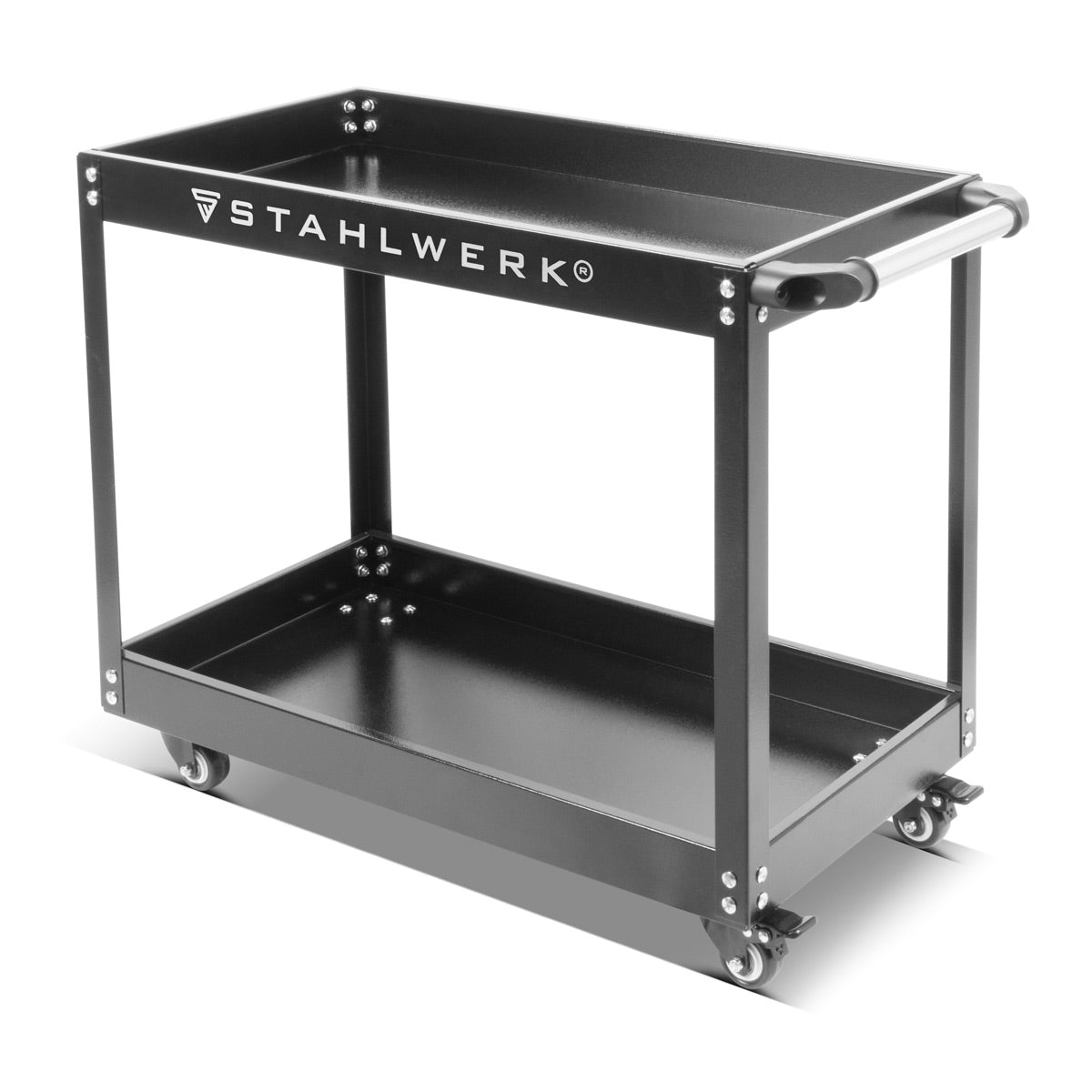 STAHLWERK tool trolley ST-575 workshop trolley | Trolley | Transport trolley | Assembly trolley | Platform truck | Bunk trolley with 2 loading areas