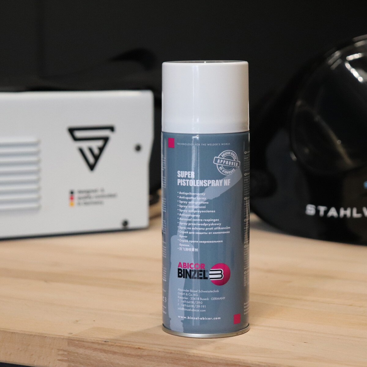 ABICOR BINZEL Super Pistol Spray NF مجموعة من 3 بخاخ حماية اللحام 400 مل | رذاذ فصل | رذاذ فوهة | وكيل الافراج | رذاذ اللحام للحماية المهنية لمشاعل اللحام وفوهات الغاز والطاقة