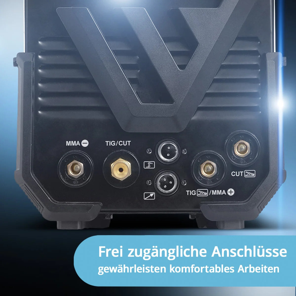 STAHLWERK Schweißgerät AC/DC WIG 200 Puls CUT ST mit 200 A WIG & MMA, Alu & Dünnblech geeignet, Kombigerät mit 45 A CUT-Funktion