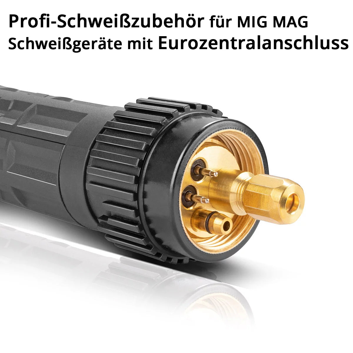 Torche de soudage STAHLWERK AK25 avec paquet de tuyaux de 3 mètres | Accessoires de soudage professionnels pour postes de soudage MIG/MAG à gaz inerte avec connexion centrale Euro Pistolet de soudage MIG/MAG refroidi au gaz 180 ampères