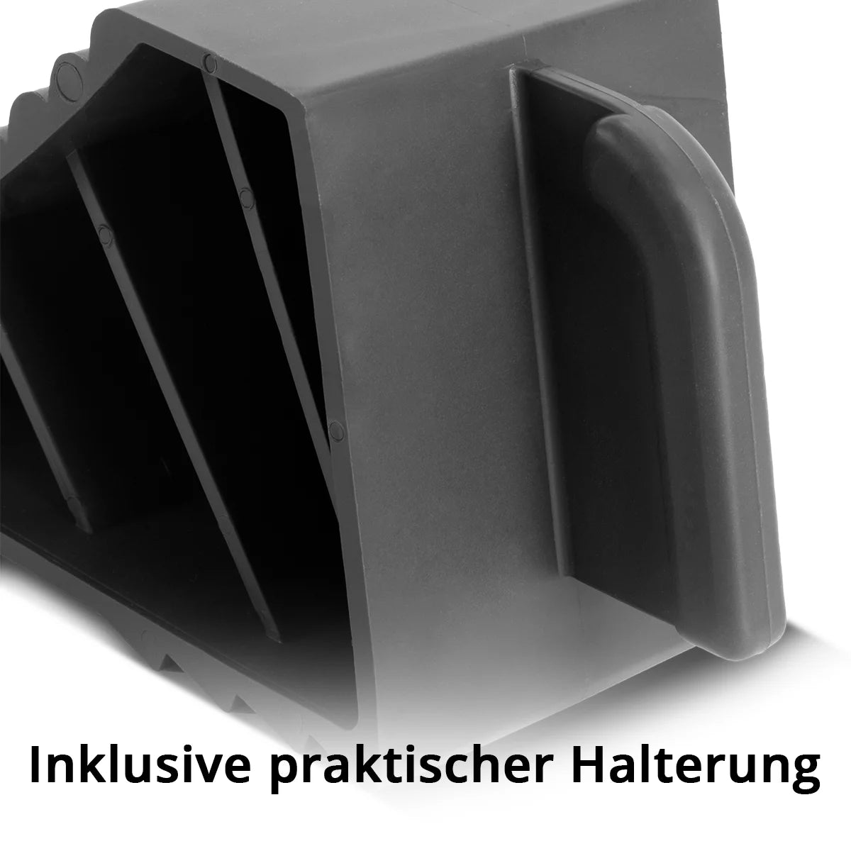 STAHLWERK Unterlegkeile GT-02 ST 4er Set bis 1,5 t Achslast Bremskeil | Hemmschuh | Radkeil | Radvorleger für Pkw Anhänger, Wohnmobil, Wohnwagen oder Caravan