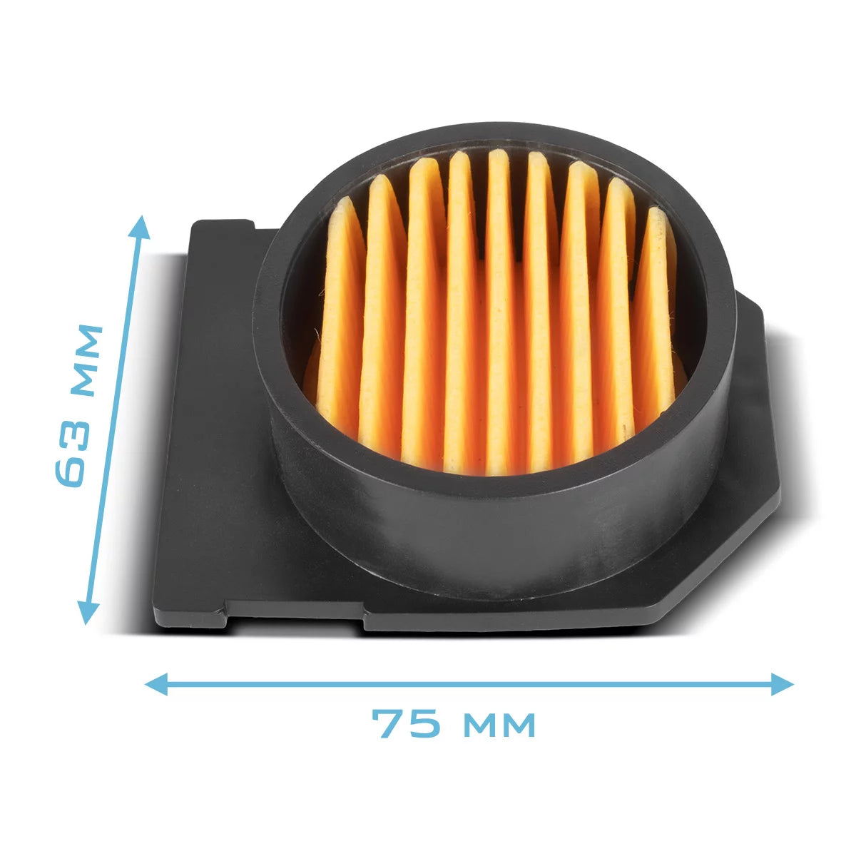 STAHLWERK juego de 10 filtros de aire de admisión para compresores | Filtro de repuesto | Filtro de aire | Filtro de aspiración | Filtro de partículas | Filtro de compresor diseñado para 900 – 1450 vatios