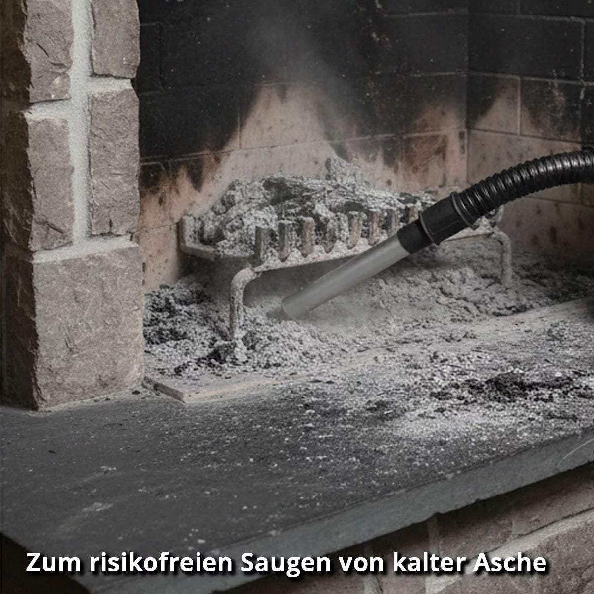 STAHLWERK Aschesauger VCL-1000 ST | Ofensauger mit 20 Liter Schmutzbehälter | 1000 W Leistung | Kamin-Staubsauger mit HEPA Filter | Blasfunktion | Für kalte Asche, Ofen, Grill, Werkstatt