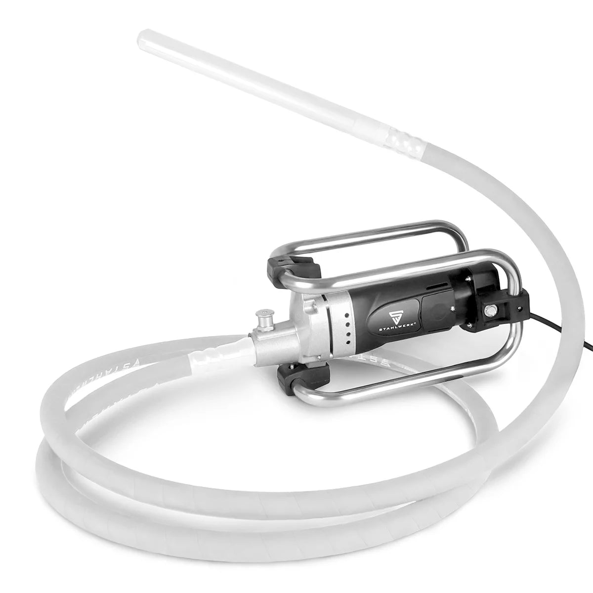 Compacteur à béton STAHLWERK BR-2300 ST | 2 300 watts à 4 000 tr/min | Vibrateur à béton puissant | Vibrateur de bouteille pour bouteille vibrante 35 / 50 mm | Vibrateur interne pour murs, plafonds, fondations