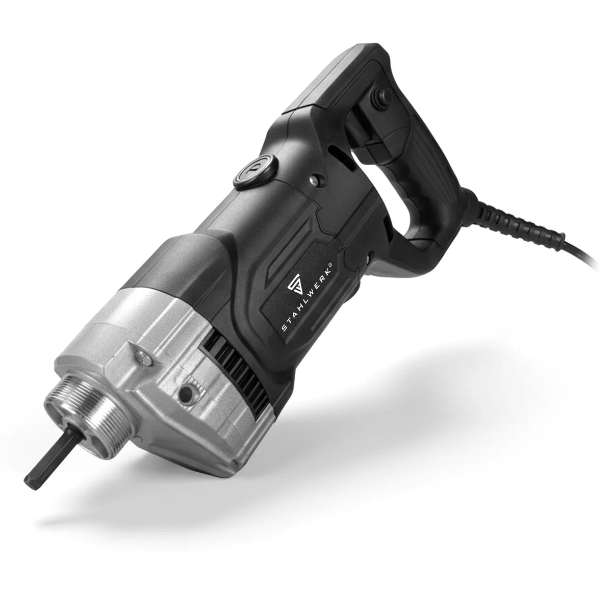 STAHLWERK concrete compactor 900 watts | 4,000 rpm | Powerful concrete vibrator | Bottle vibrator for 35 / 50 mm vibrating bottle | High-performance compactor for concrete construction, walls, ceilings, foundations