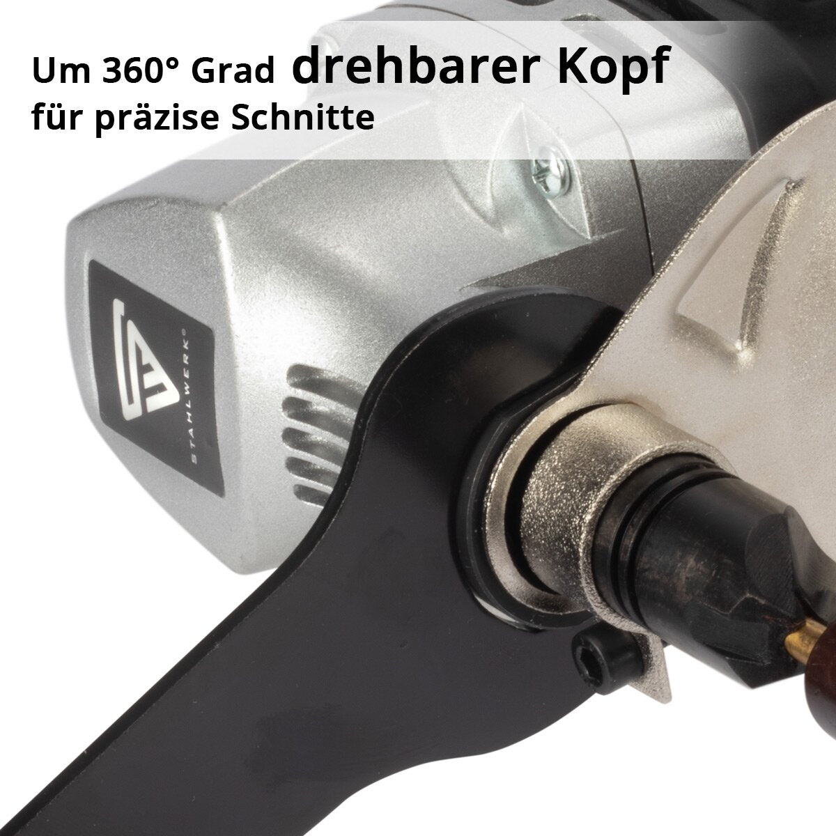 Prime à tôle en acier BK-600 ST avec 600 W et 2 000 tr / min jusqu'à 2,5 mm de profondeur de coupe des ciseaux de tôle électrique | Blechschneider | Nibbler | Knabber | Cisaillements en étain | Primeur en métal | Mât métallique