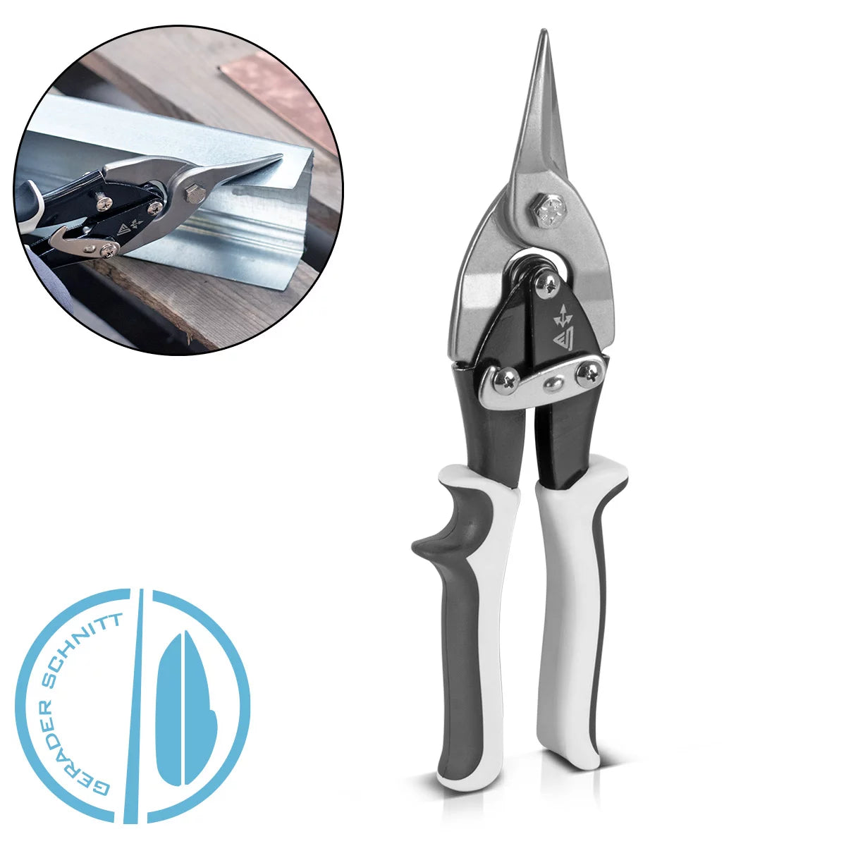 Steel mill sheet metal scissors a cut profi metal scissors | Blechschneider | Metal cutters for professional cutting metal sheets