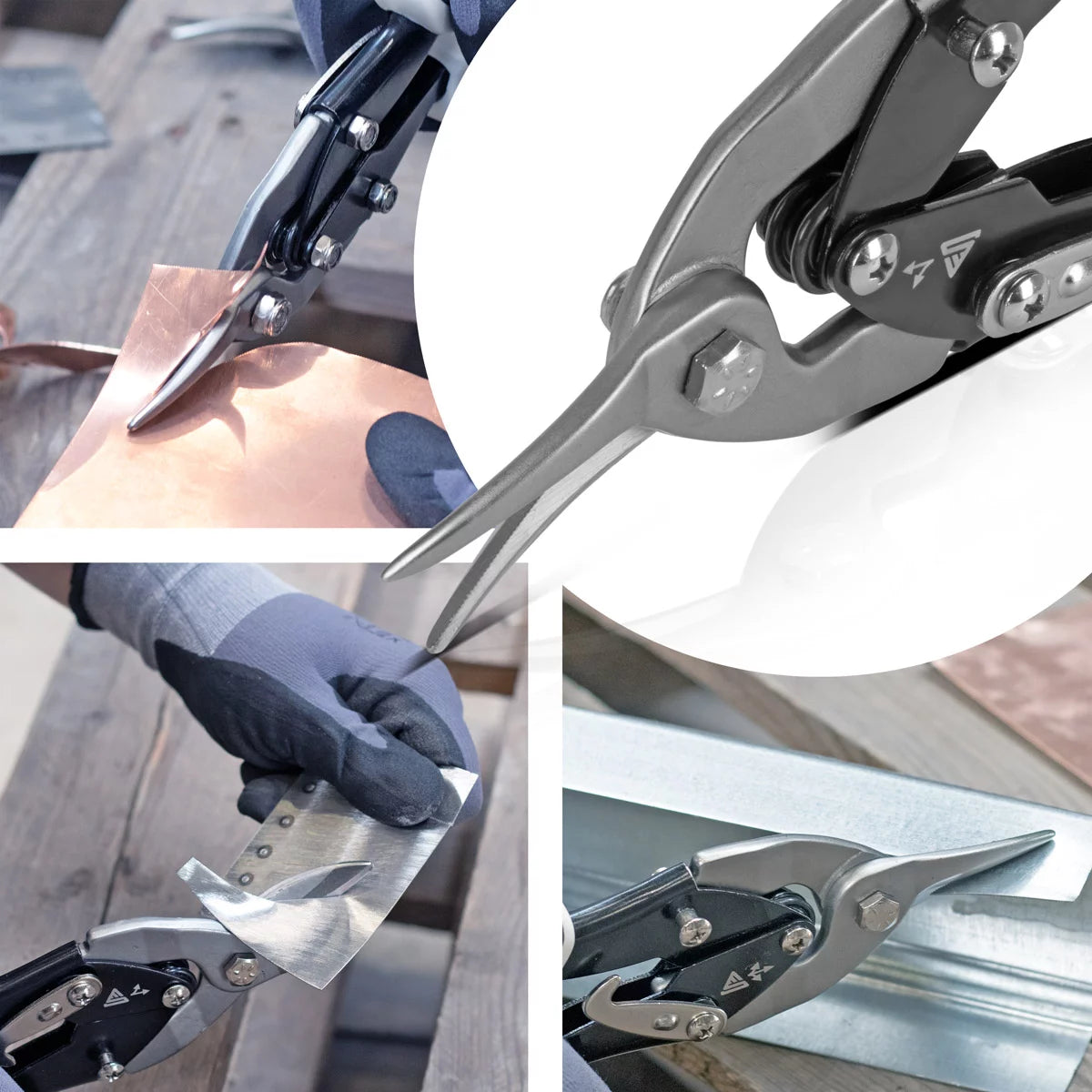 Steelwork tin scissors Left cuts professional metal scissors | Blechschneider | Metal cutters for professional cutting metal sheets