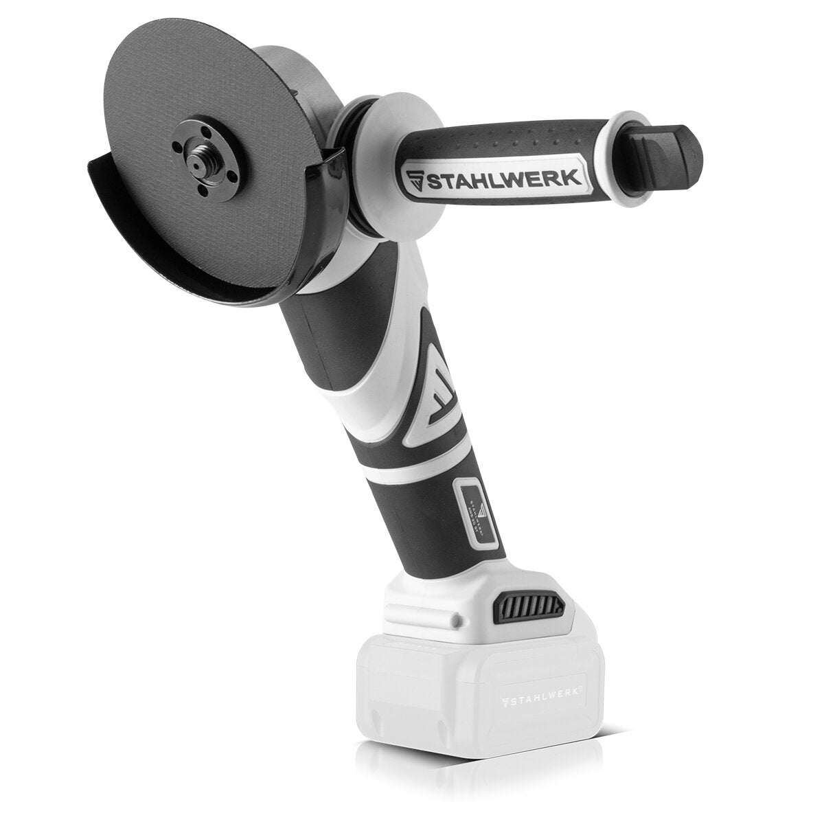 Steelworks Brushless battery angle grinder AWS-20 ST solo | 20 volt system | 0 - 7500 min -1 | Disc sizes 115 mm & 125 mm | Separation grinder | Separate witch | 7 year guarantee