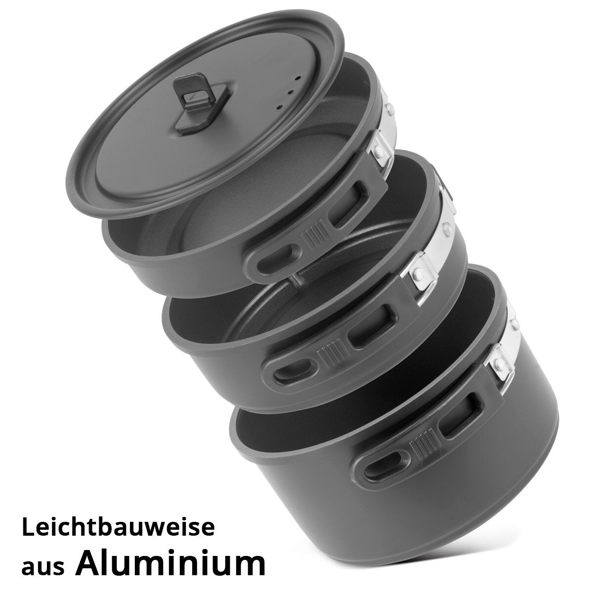 Stahlwerk Camping-Kocher CK-700 ST 2-IN1 Cuiseur électrique et à gaz | Cuisinière extérieure | Plats de camping | Kartuschen Cooker | Camping Chef Set avec pot et casserole