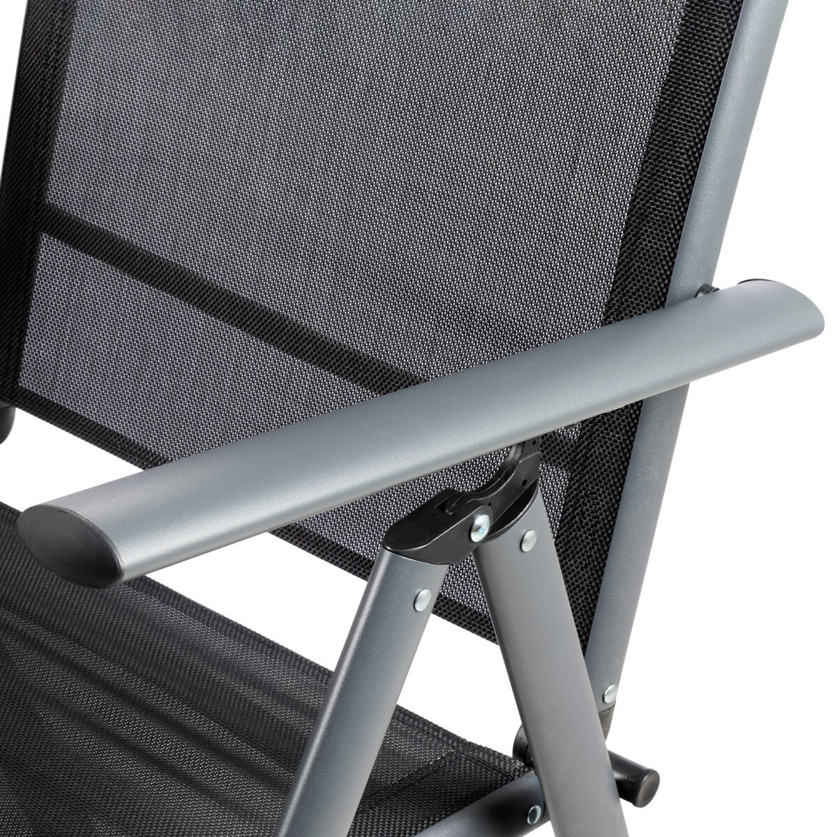 Chaise de camping Steelworks CS-103 St Garden Chaise | Chaise pliante | Fauteuil pliant | Chaise d'aluminium | Hochlehner | Chaise de terrasse | Chaise à pêche à la ligne | Chaise de balcon avec accoudoir et dossier réglable
