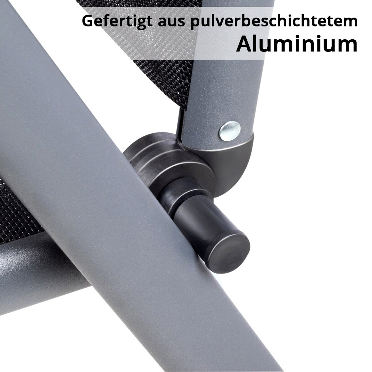 Chaise de camping Steelworks CS-103 St Garden Chaise | Chaise pliante | Fauteuil pliant | Chaise d'aluminium | Hochlehner | Chaise de terrasse | Chaise à pêche à la ligne | Chaise de balcon avec accoudoir et dossier réglable