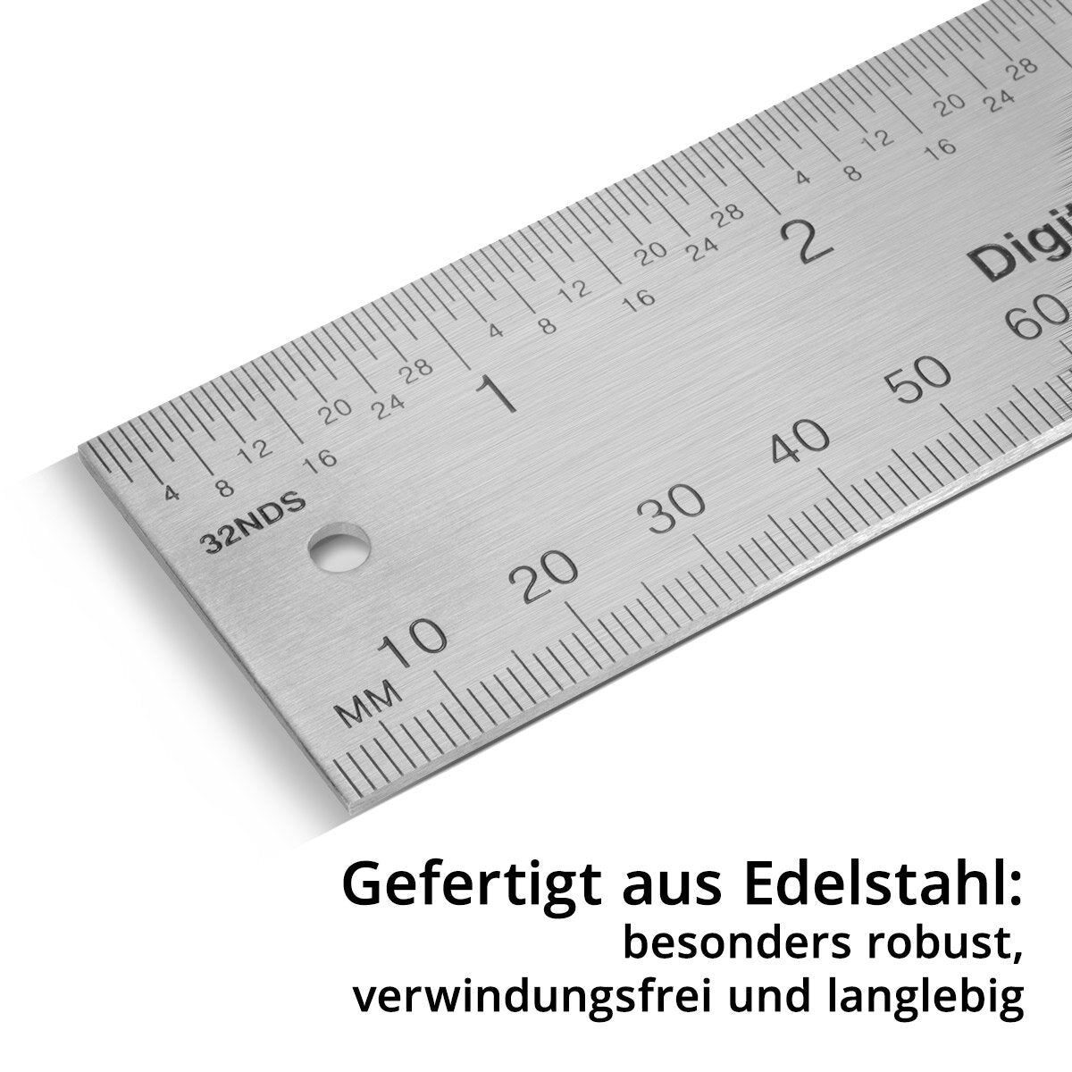 STAHLWERK digital protractor DWM-200 ST with 180 mm measuring range 360° precision angle measuring device | Gauge | Stainless steel angle ruler