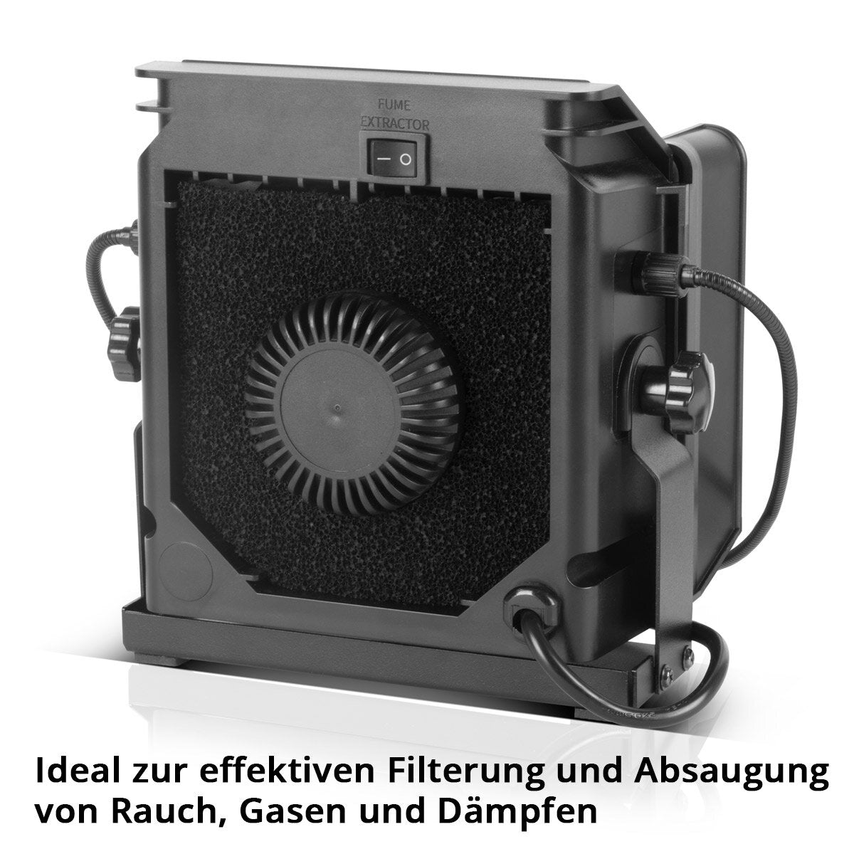 Steelworks Soldering Suction Fe-27 St con un extractor de filtro de 2 veces | Ingesta de humo | Sistema de succión | Absorbente de humo | Extracción de humo para succión y filtrado de humo, gases y vapor