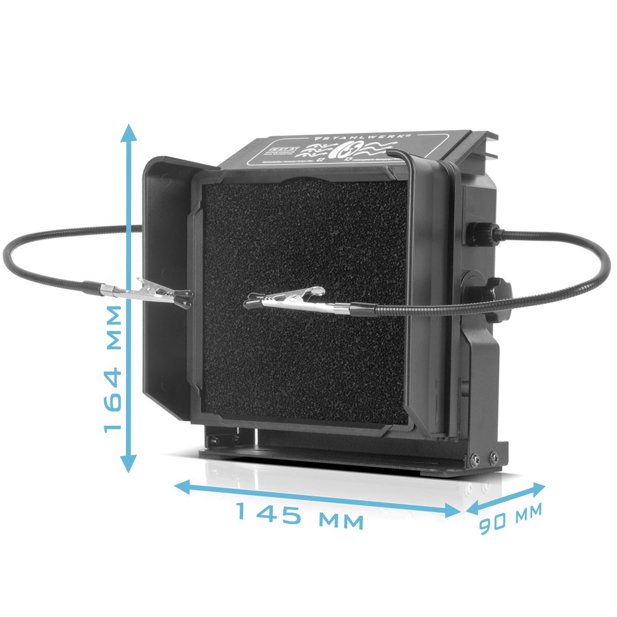 Steelworks Soldering Suction Fe-27 St con un extractor de filtro de 2 veces | Ingesta de humo | Sistema de succión | Absorbente de humo | Extracción de humo para succión y filtrado de humo, gases y vapor
