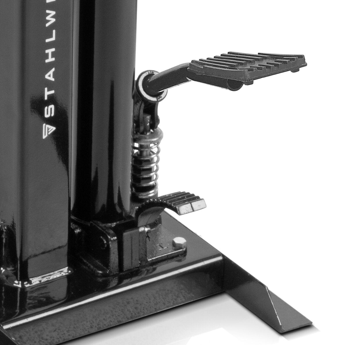 STAHLWERK Hydraulischer Federspanner HSC-820 ST mit 1t Spannkraft zur Montage und Demontage von Stoßdämpferfedern, Universal-Montagespanner | Tuning Werkzeug | Federbeinspanner für Kfz