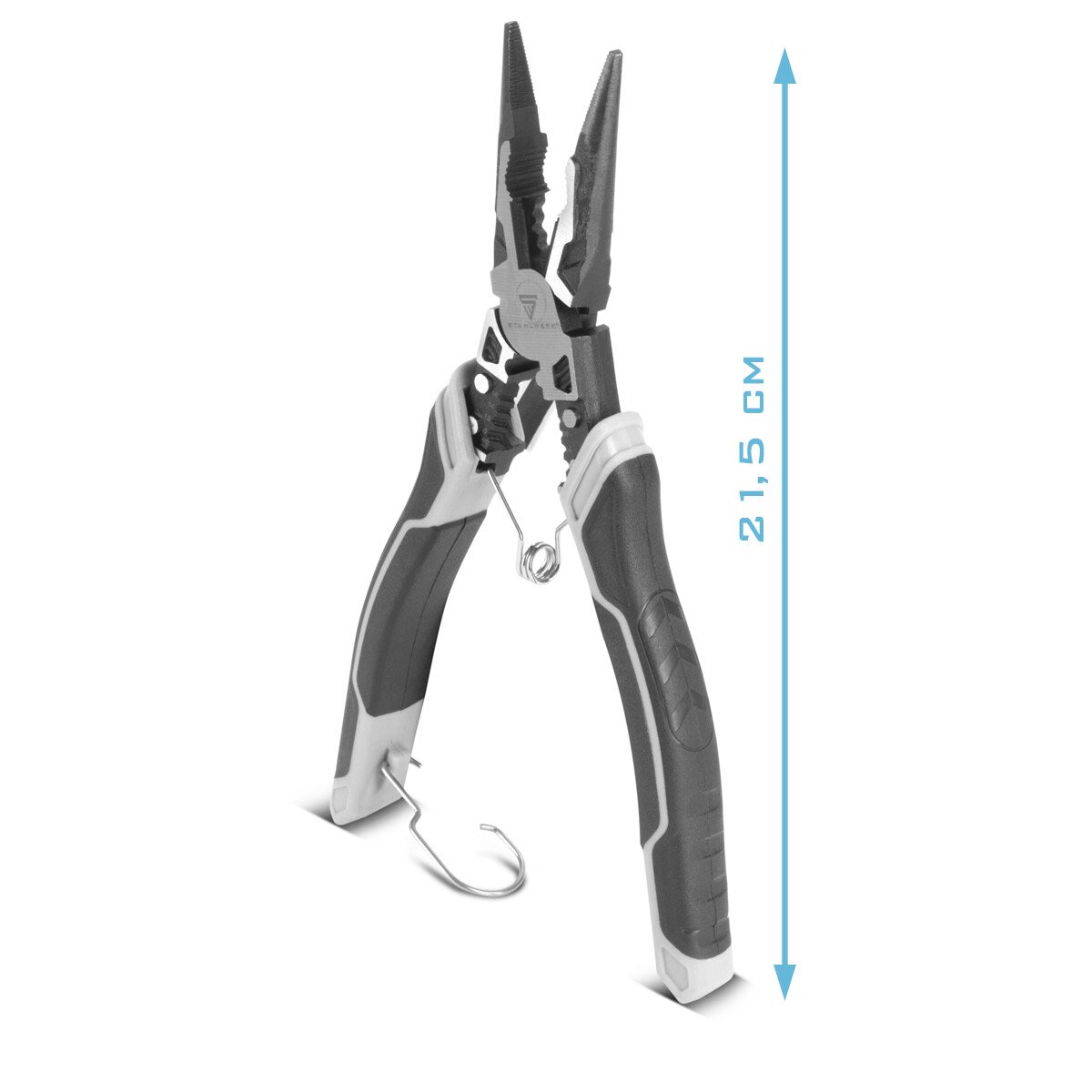 Steelworks flat -circuit tongs | Combic | Multifunctional tongs | Time tongs | Flat pliers | Side cutter | ABISOLIERLAND | Crimpzange made of high-quality chrome vanadium