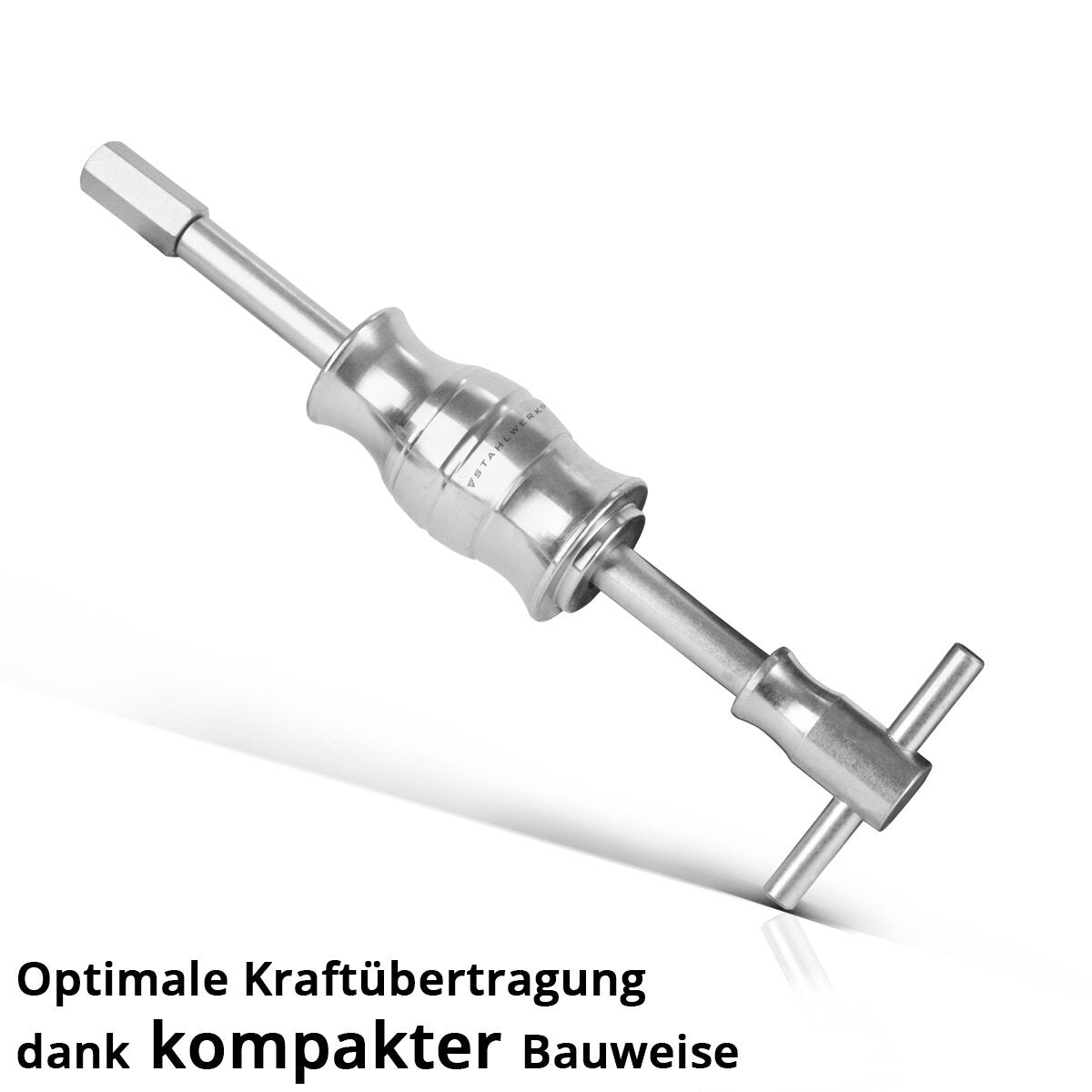 STAHLWERK Grundloch-Innenlager-Abzieher-Satz mit Gleithammer, 3 Adaptern und 10 Lager-Abziehern 16-teiliges Spezial-Werkzeug zum Abziehen von Innenlagern