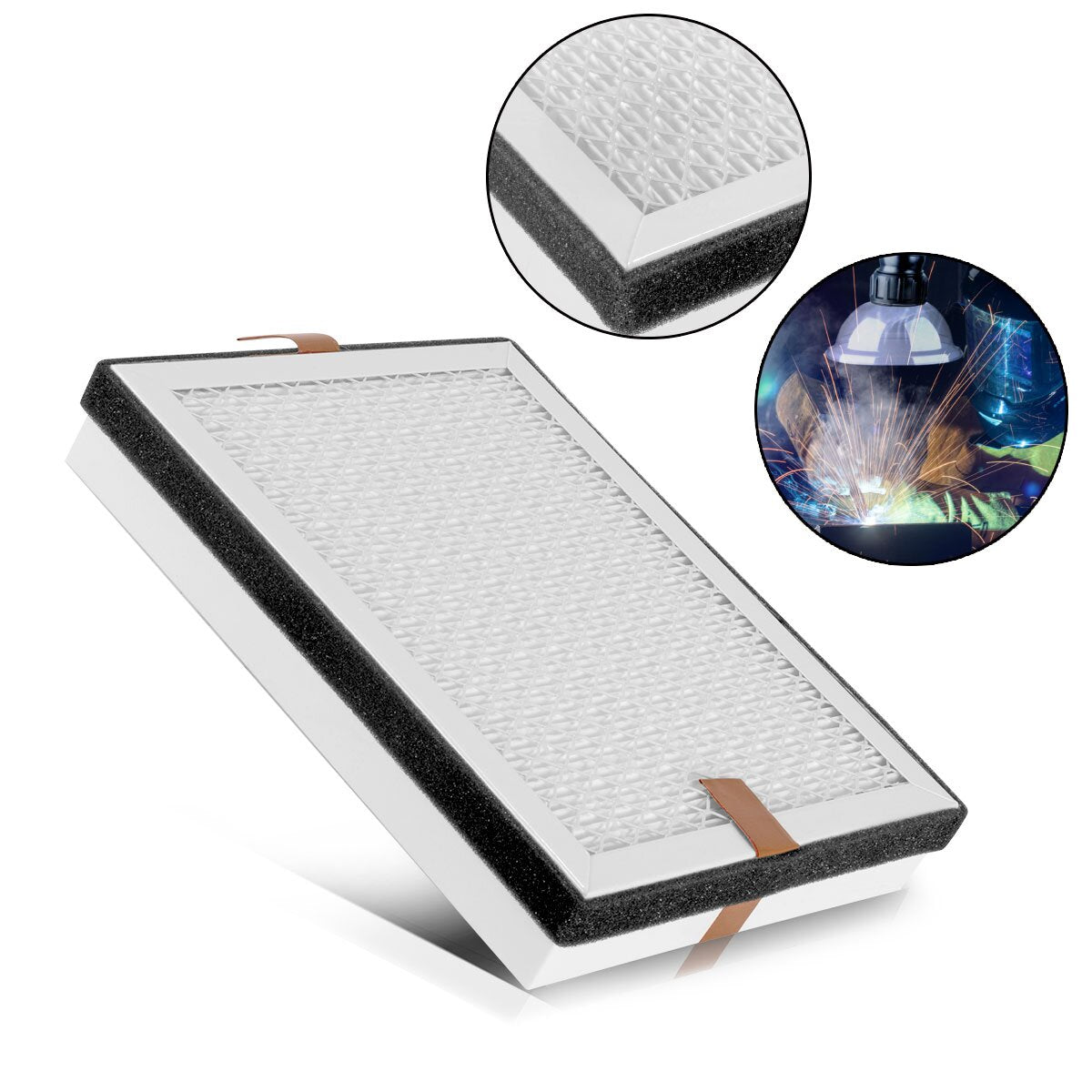 STAHLWERK Mittlerer HEPA Filter für Rauchabsaugung FE-150 ST Ersatzfilter | Luftfilter | Partikelfilter für Absauganlage | Rauchabsorber | Rauchabzug | Schweißrauch- und Lötabsaugung