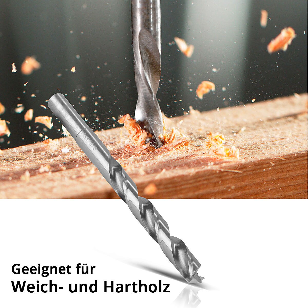 Acciaio HSS Drill a spirale in legno 25 Set 1-13 mm DIN 338 Drill di legno | Drill HSS | Bohrer Set | Set di trapani con bordi affilati e punta di centraggio per buchi precisi