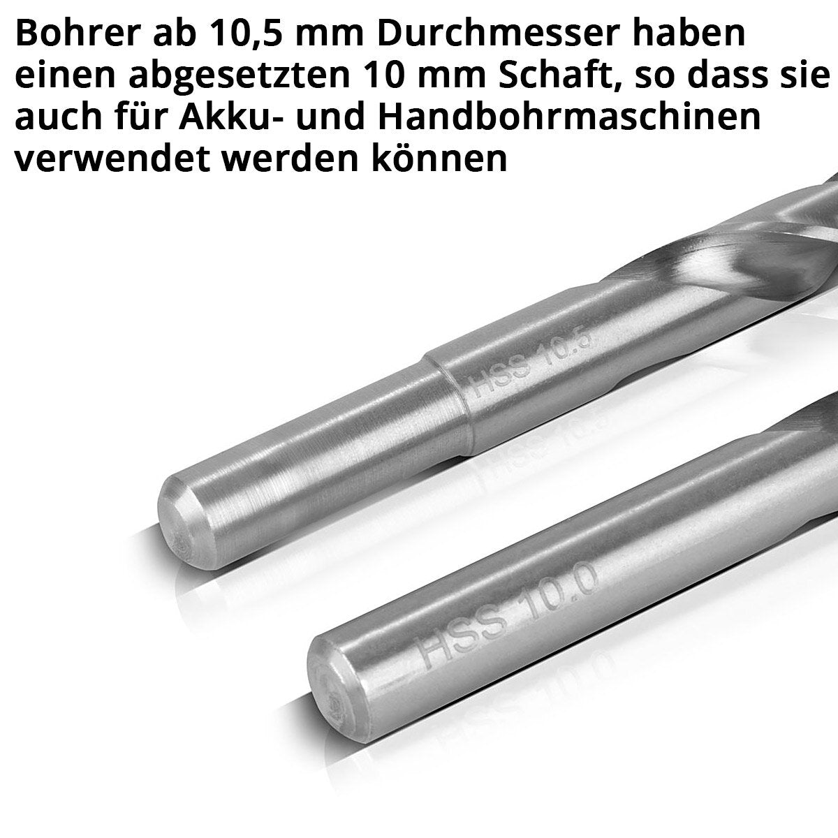 Acciaio HSS Drill a spirale in legno 25 Set 1-13 mm DIN 338 Drill di legno | Drill HSS | Bohrer Set | Set di trapani con bordi affilati e punta di centraggio per buchi precisi