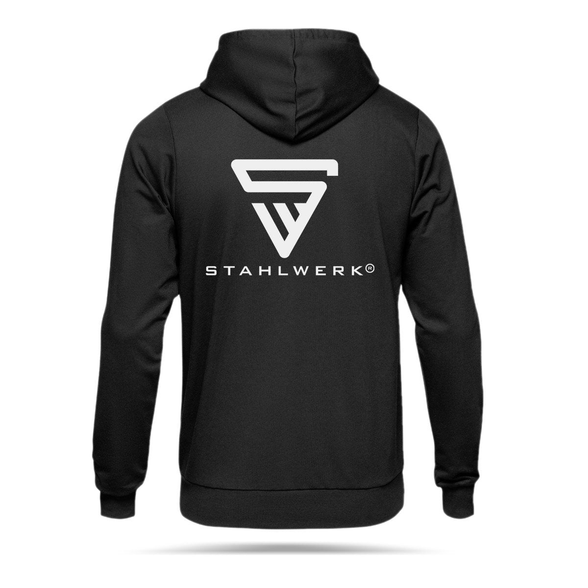 STAHLWERK Jogginganzug Schwarz Größe XL Tracksuit | Jogger | Trainingsanzug | Sportanzug | Sweatanzug | Fitnessanzug mit Hoodie und Jogginghose