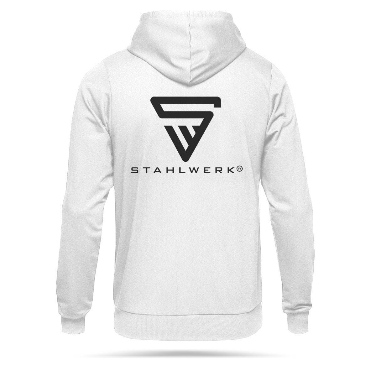 Steelworks Jogging Suit White Taille L Tracksuit Suit de piste | Jogger | Suite de formation | Suite de sport | Transpiration | Costume de fitness avec sweat à capuche et pantalon de jogging