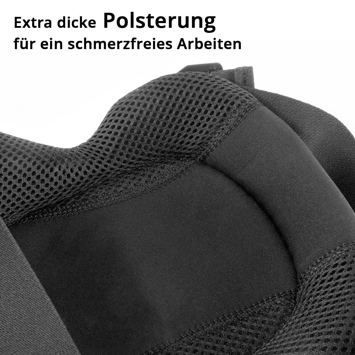 STAHLWERK Profi Knieschoner / Knieschützer / Kniepolster formstabil, hochbelastbar und abriebfest mit hohem Tragekomfort