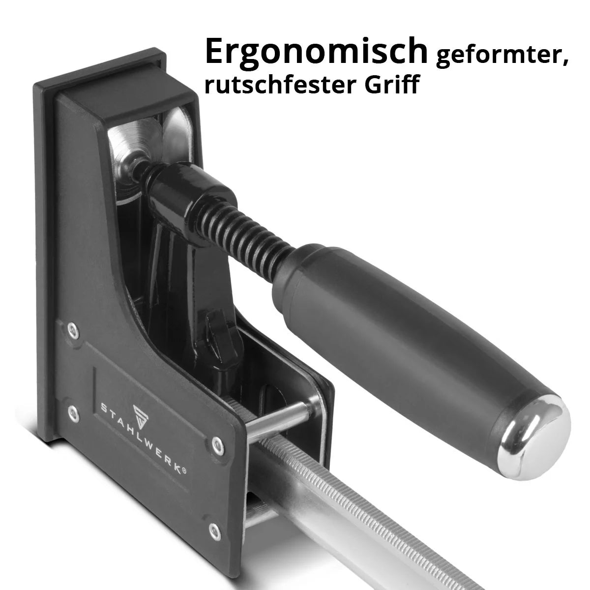 Steelwork Corpus clamps 95x800 mm / 32 "| powerful screw clamp with 650 kg of clamping power | Clamping clamp with large contact surface for fixing workpieces | Stable compound 800 mm, clamping depth 95 mm