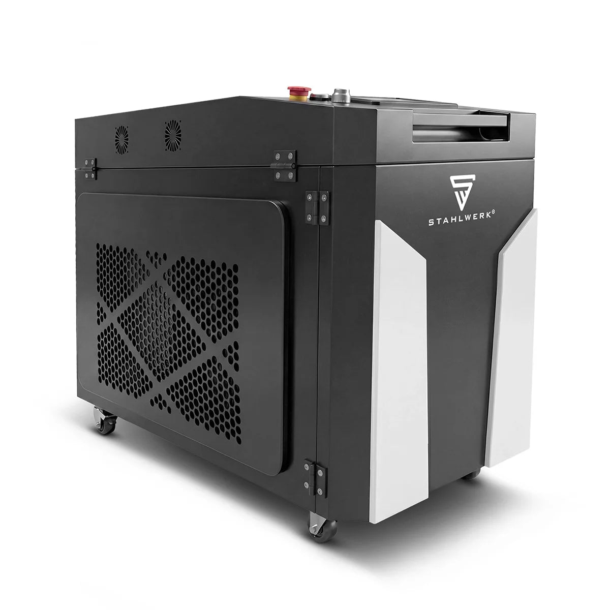 STAHLWERK Laser-Schweißgerät WCD 2000 Laser Pro mit 2000 W | 3-in-1-Laser-Schweißanlage zum Schweißen, Schneiden und Reinigen | Handgeführtes Schweißsystem mit CW-Faserlaser | Laserklasse 4 | 230 V