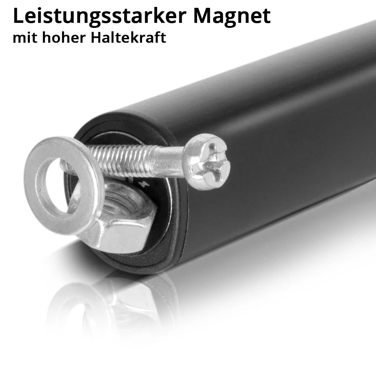 Luz de trabajo LED de Steelworks | Potente lámpara estable con linterna COB | Lámpara de taller con soporte magnético | Conexión USB-C | Batería de 600 mAh | Rápidamente recargable | Lámpara LED universalmente utilizable