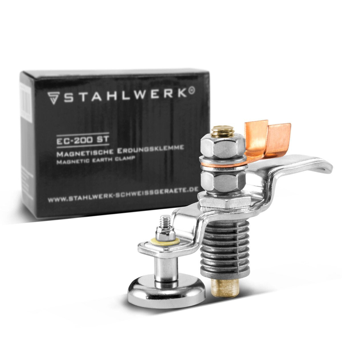 Berceau de mise à la terre magnétique en acier EC-200 ST / Masse Jug / Mass Embeer pour l'équipement de soudage et le couteau à plasma jusqu'à 200 A