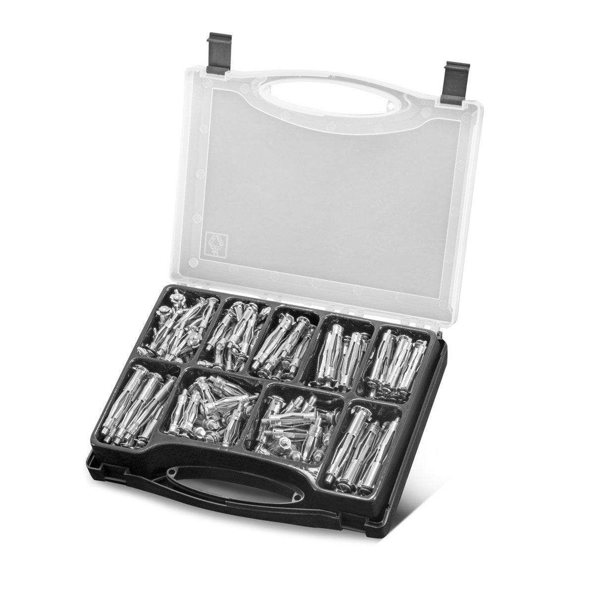 SETWORKS CAVITÀ DI METALE CAVITÀ DELLA CAPITO DELLA SET M4 X 32 | M4 x 38 | M4 x 46 | M5 X 37 | M5 X 52 | M5 x 65 | M6 x 37 | M6 x 52 | M6 x 65 tasselli di metallo con viti pre-assemblate per il lavoro del muro a secco