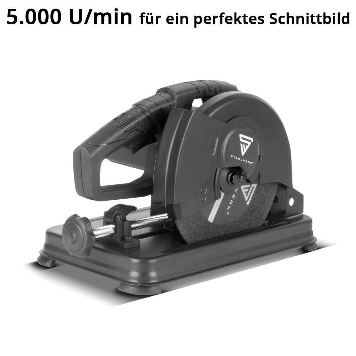 STAHLWERK Metall-Trennsäge MT-205 ST Kappsäge | Gehrungssäge | Metallsäge mit 1.200 W und 5.000 U/min zum professionellen Schneiden von Stahl, NE-Metallen, Eisen- und Guss-Profilen