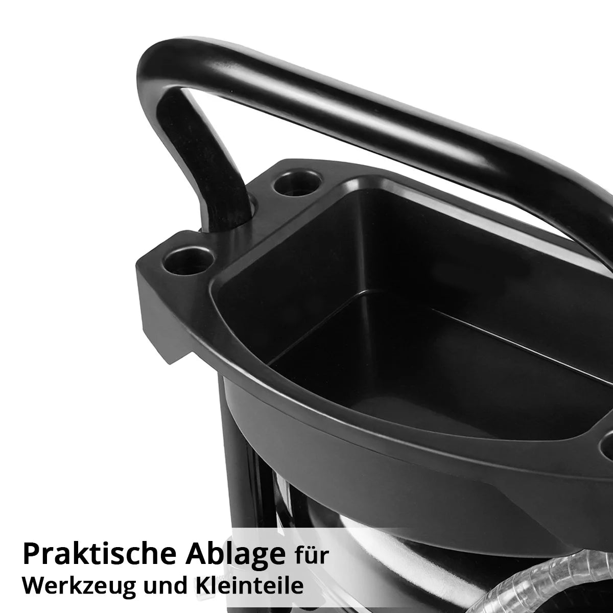 STAHLWERK Ölabsauganlage OD-71 ST mit 80 l Fassungsvermögen | Öl Auffangbehälter | Ölauffangwagen | Mobiler Ölabscheider | Ölablassgerät mit Vorkammer zum Auffangen von Altöl