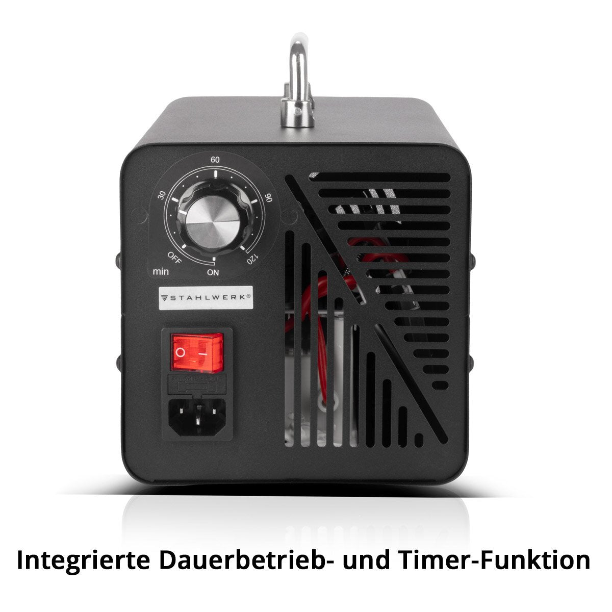 STAHLWERK Ozongenerator OG-40 ST mit 40 g/h, bis 200 qm, Dauerbetrieb- und Timer-Funktion, Ozonisator | Ozongerät | Ozon-Luftreiniger zur Neutralisation von Gerüchen in Auto, Haushalt und Bausanierung