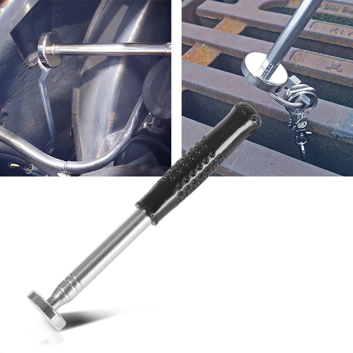 STAHLWERK Teleskop Pick-up Tool | Teleskopmagnet | Magnetstab | teleskopischer Magnetheber | praktischer Werkstattmagnet zum mühelosen Aufheben magnetischer Kleinteile, Schrauben und Muttern