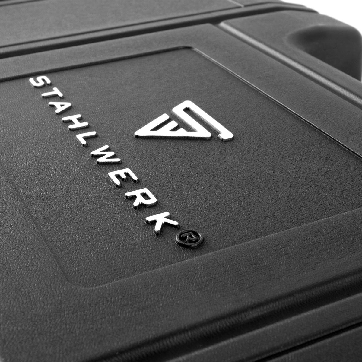 STAHLWERK 60-teiliger Profi-Ratschenkasten mit 1/2 Zoll Umschaltknarre aus Chrom- Vanadium-Stahl 72 Zähne inklusive Steckschlüssel- und Bit-Set S2-Stahl