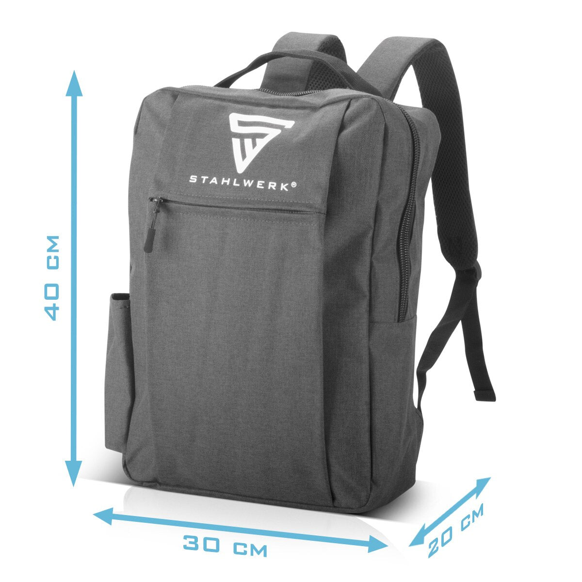 Steelworks Multifunctional LaptoPack Notboocrucke back | Backpack made of robust polyester, work backpack with padded 15.6 "Laptopfach and many storage compartments