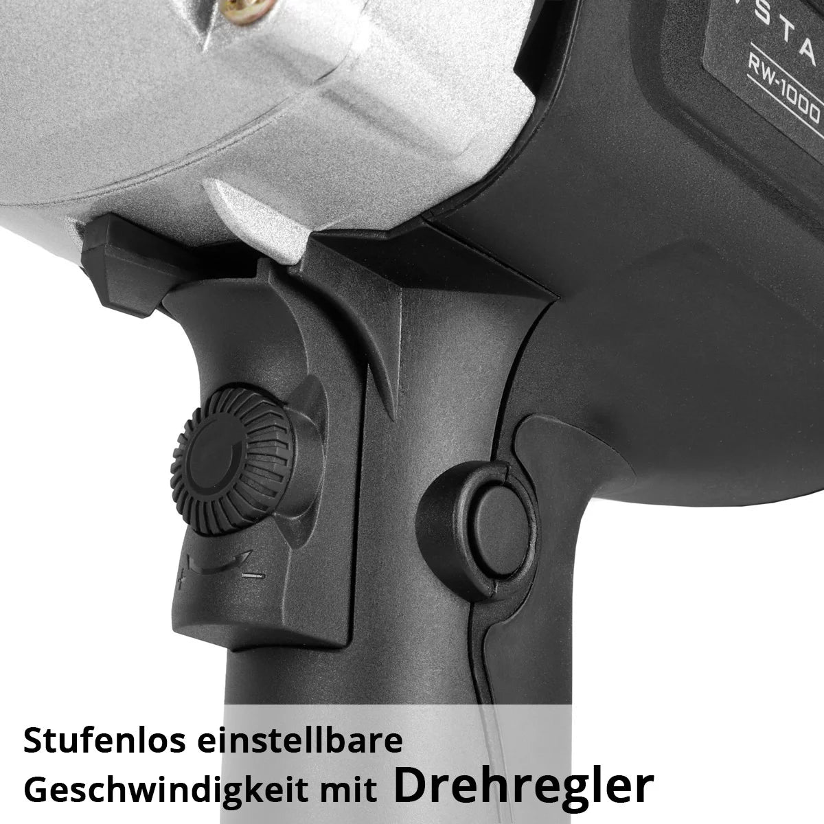 STAHLWERK Rührwerk RW-1000 ST | 1.000 W und 550 U/min | Drehzahlregelung und Rechts- Linkslauf |Elektrischer Mörtelrührer | Betonrührer | Farbrührer | Farbmischer | Handmischer | Handrührwerk