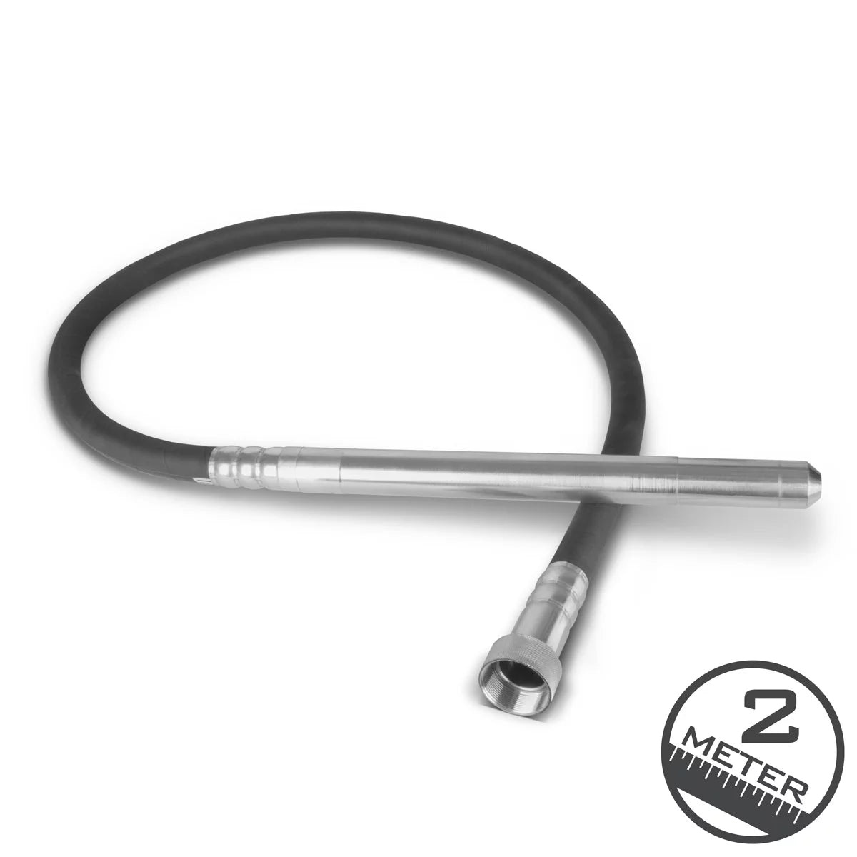 STAHLWERK vibrating bottle Ø 35 mm | 200 cm hose length | Internal vibrator with flexible shaft for electric concrete vibrators | Vibrating rod for concrete compactors, bottle vibrators and one-handed concrete vibrators