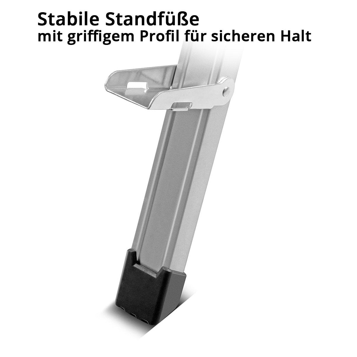 Stahlwerk Sawbock SB-757 ST dans la boîte de travail en métal revêtue de poudre à 2 sets | Universal Klappbock | Échafaudage Bock avec une capacité de charge maximale de 500 kg et support latéral