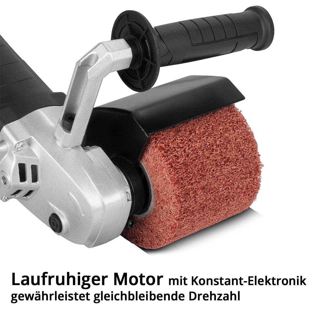 آلة الصقل STAHLWERK SM-1500 ST بقوة 1500 واط و600 - 3200 دورة في الدقيقة لصنفرة فرشاة الصنفرة ذات بكرات الساتان مقاس 125 مم | آلة طحن لفة | مطحنة الفرشاة | الأسطوانة الصنفرة