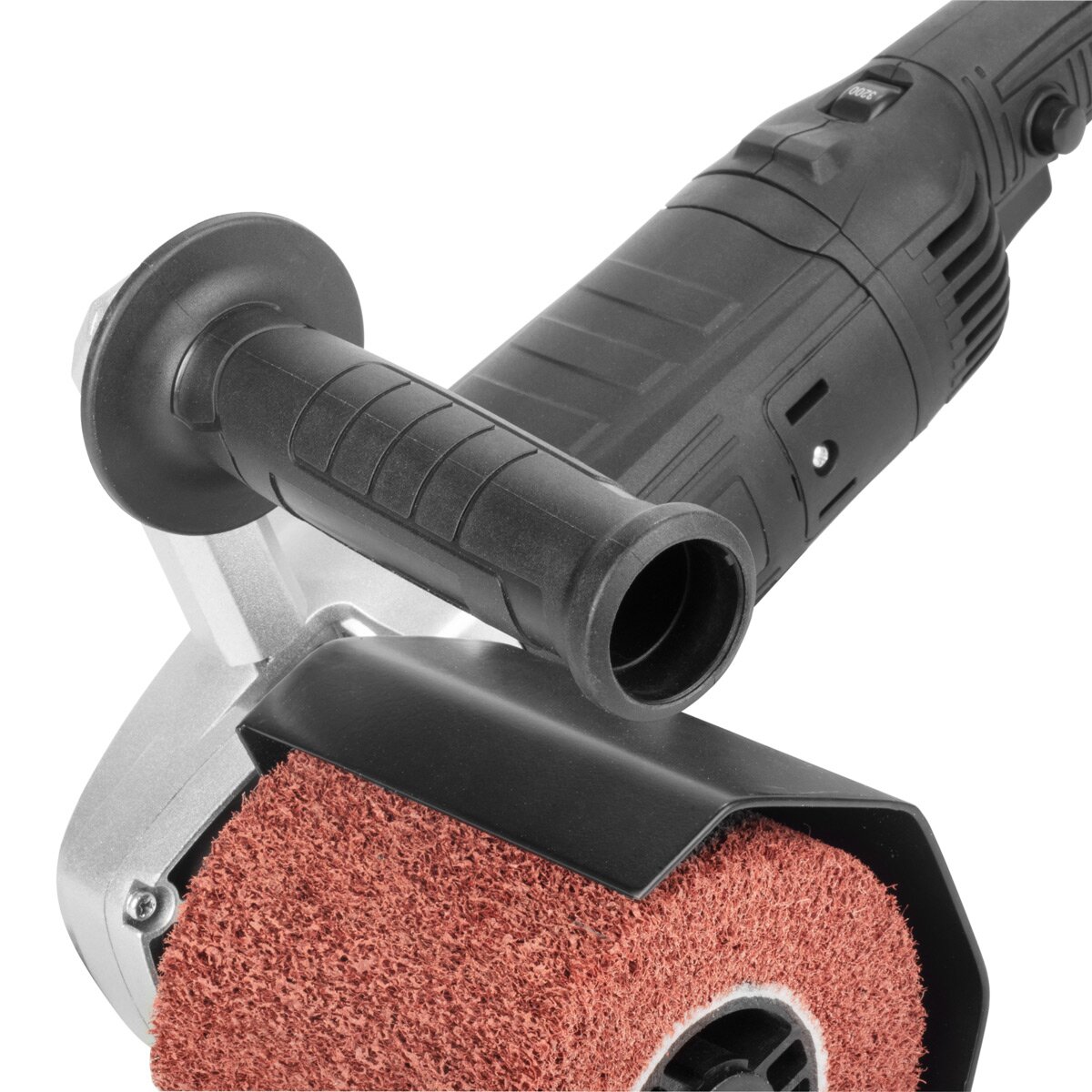 STAHLWERK Satiniermaschine SM-1500 ST mit 1.500 W Leistung und 600 - 3.200 U/min für 125 mm Satinierwalzen Bürstenschleifer | Walzenschleifmaschine | Bürstenschleifgerät | Schleifroller