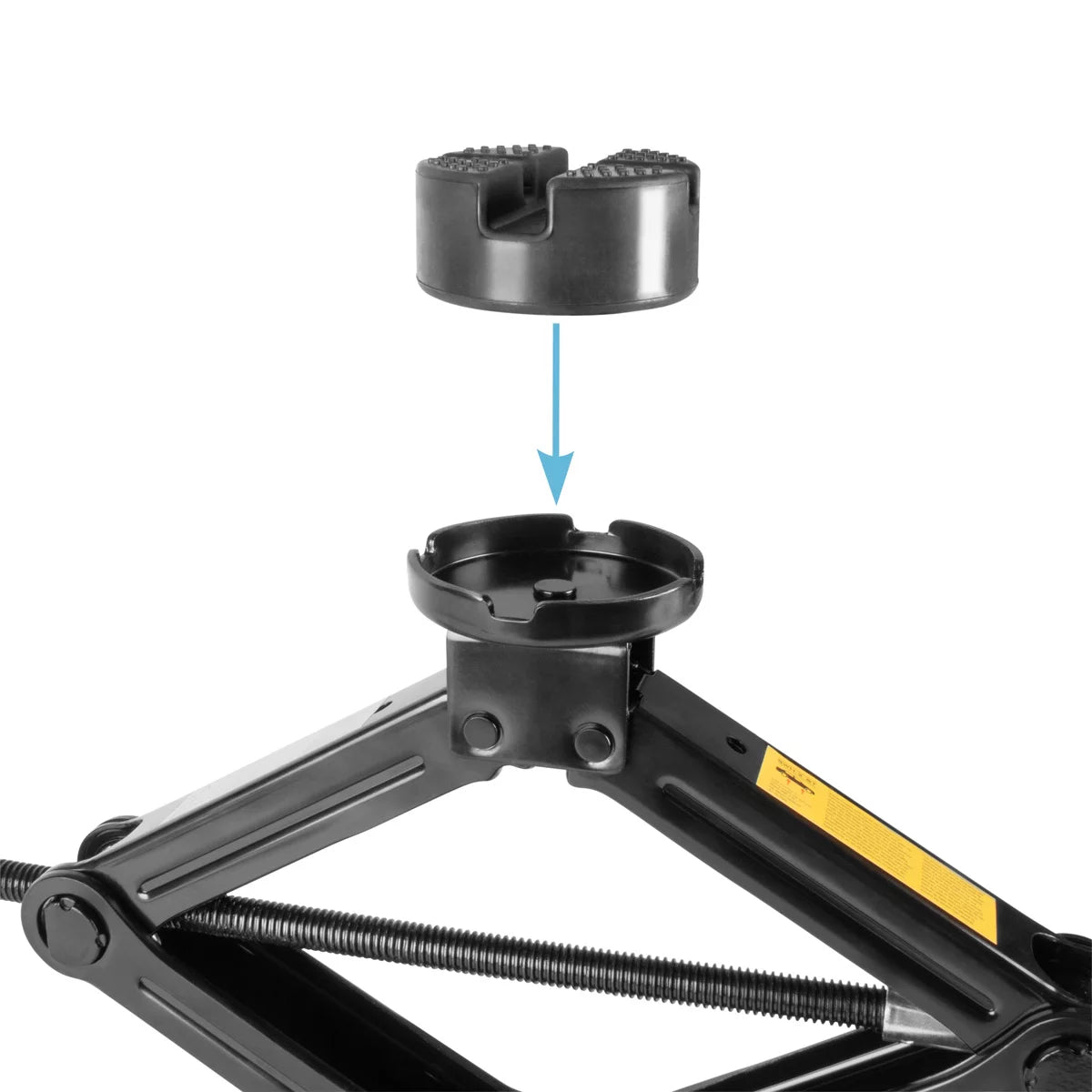 Cric per auto STAHLWERK SWH-2 ST | Martinetto a forbice | Capacità di sollevamento 2 tonnellate | Chiave per dadi ruota telescopica con presa 17, 19 mm | Borsa per il trasporto | Set di cric compatto per cambio gomme e officina