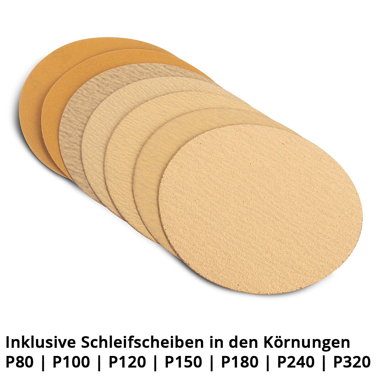 STAHLWERK Handschleifblock Set mit P80 | P100 | P120 | P150 | P180 | P240 | P320 Körnung, Schleifblock | Schleifschwamm | Handschleifer aus PU-Schaumstoff mit Klett-Schleifmittel 85 x 125 mm
