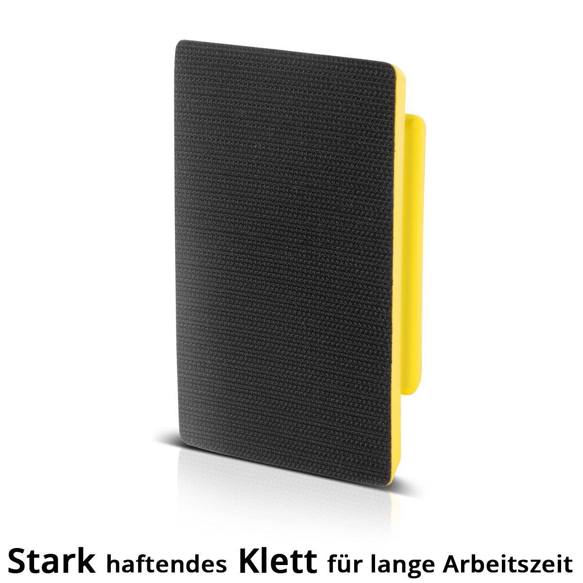 STAHLWERK Handschleifblock Set mit P80 | P100 | P120 | P150 | P180 | P240 | P320 Körnung, Schleifblock | Schleifschwamm | Handschleifer aus PU-Schaumstoff mit Klett-Schleifmittel 70 x 115 mm