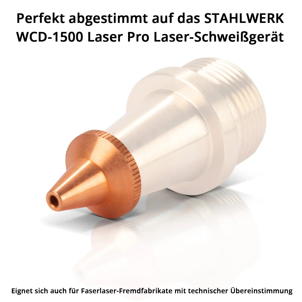 STAHLWERK set of 5 cutting nozzles (without carrier) M8 x 1.5 mm for welding torches of laser welding machines