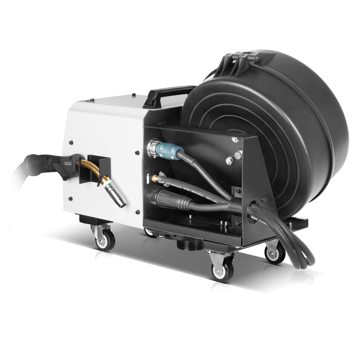 STAHLWERK Schweißgerät MIG MAG 300 Pro Vollausstattung Vollsynergischer IGBT Inverter mit 300 A und Puls-Funktion 3-in-1 Kombi-Schweißanlage MIG MAG | MMA | Lift-TIG